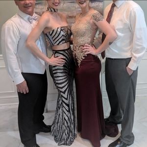 Two Piece Prom Dress